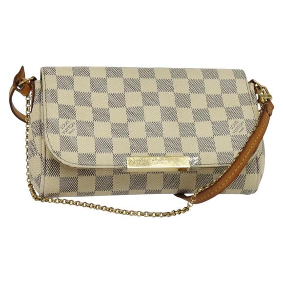 LOUIS VUITTON Damier Azur Favorit PM Shoulder Bag N41277 - Picture 1 of 16
